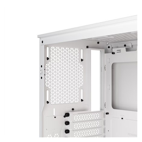 Corsair | Tempered Glass PC Case | iCUE 4000D RGB AIRFLOW | Side window | White | Mid-Tower | Power supply included No - 5
